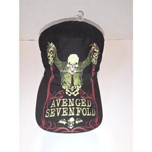 Avenged Sevenfold 7X Vintage RARE Snapback Adjustable Hat